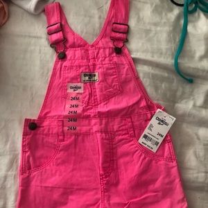 Oshkosh baby girl overall